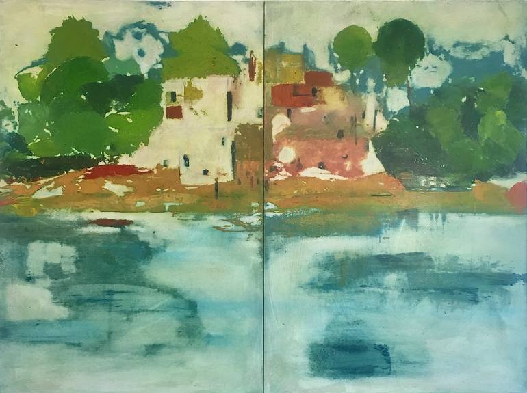 Original Abstract Landscape Painting by K Kelvin