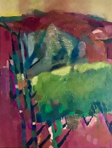 Original Abstract Landscape Paintings by Kate Kelvin