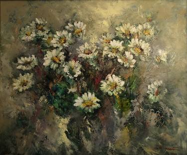 Original Expressionism Floral Paintings by Denis Canut