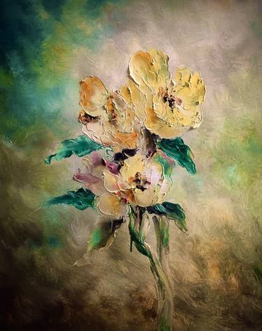 Original Impressionism Floral Paintings by Denis Canut