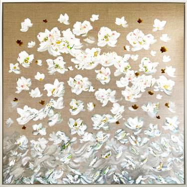 Original Abstract Botanic Paintings by Corinne Natel