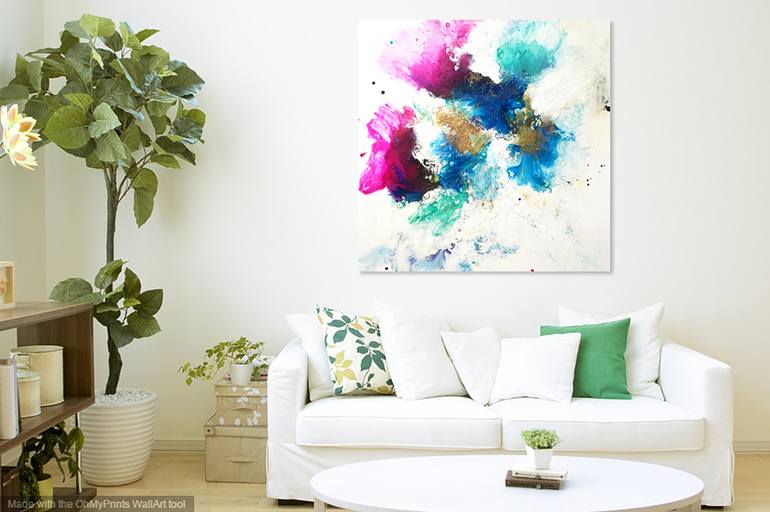 Original Modern Abstract Painting by Corinne Natel