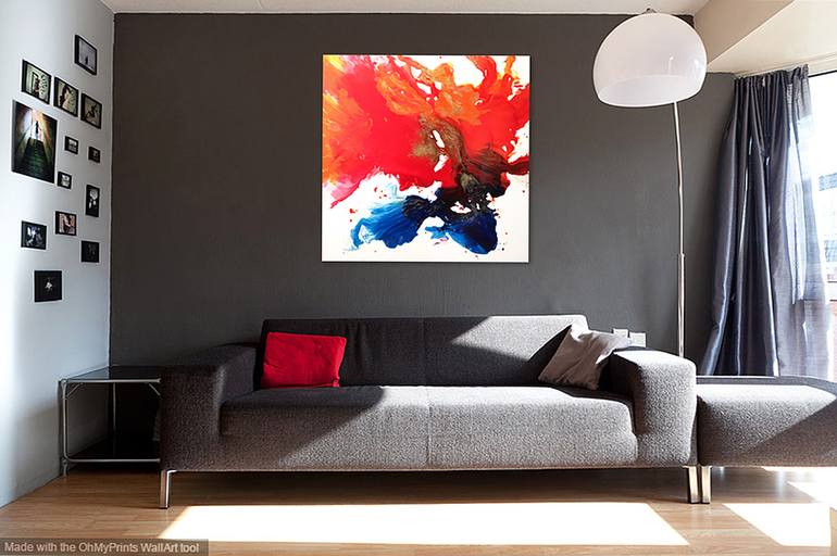 Original Modern Abstract Painting by Corinne Natel