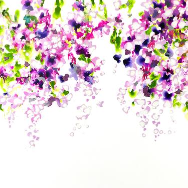 Print of Abstract Floral Paintings by Corinne Natel