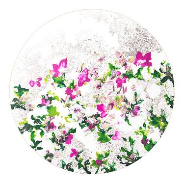 Print of Abstract Floral Collage by Corinne Natel