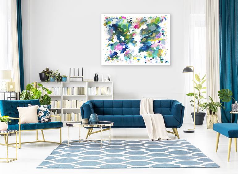 Original Abstract Painting by Corinne Natel