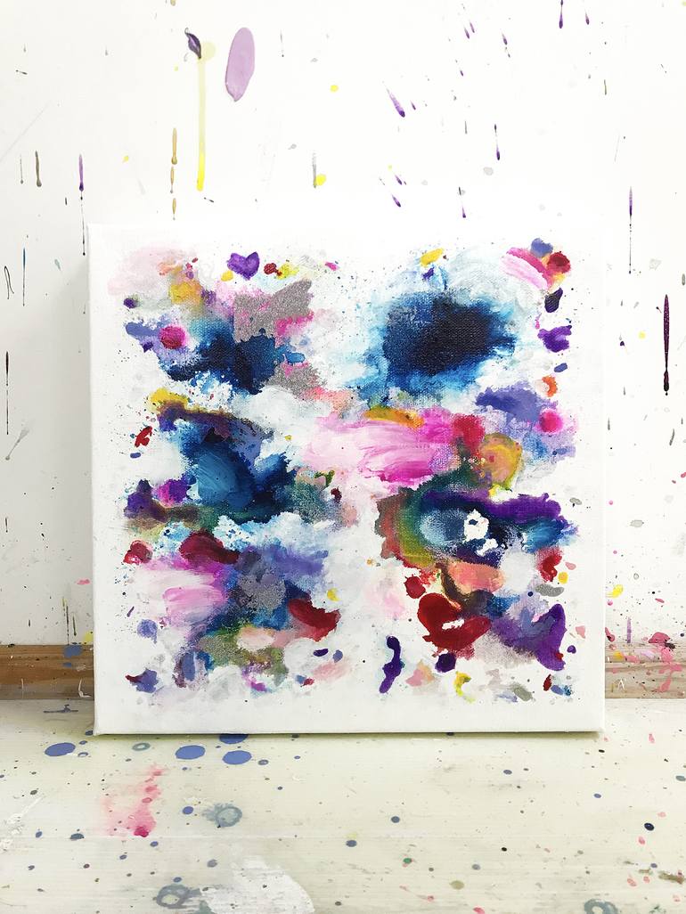 Original Abstract Expressionism Abstract Painting by Corinne Natel