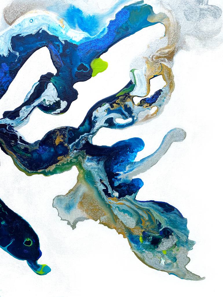 Original Conceptual Abstract Painting by Corinne Natel