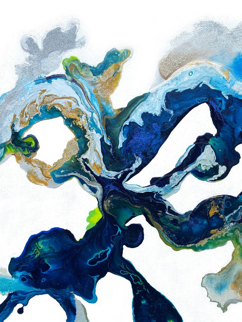 Original Conceptual Abstract Painting by Corinne Natel