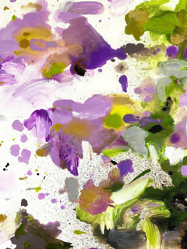 Original Abstract Expressionism Abstract Painting by Corinne Natel