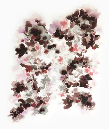 Original Abstract Botanic Paintings by Corinne Natel