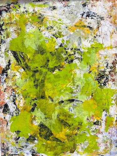 Original Abstract Expressionism Abstract Painting by Brigitte Bruggemann
