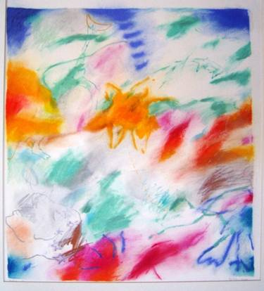 Original Abstract Expressionism Abstract Drawings by Brigitte Bruggemann