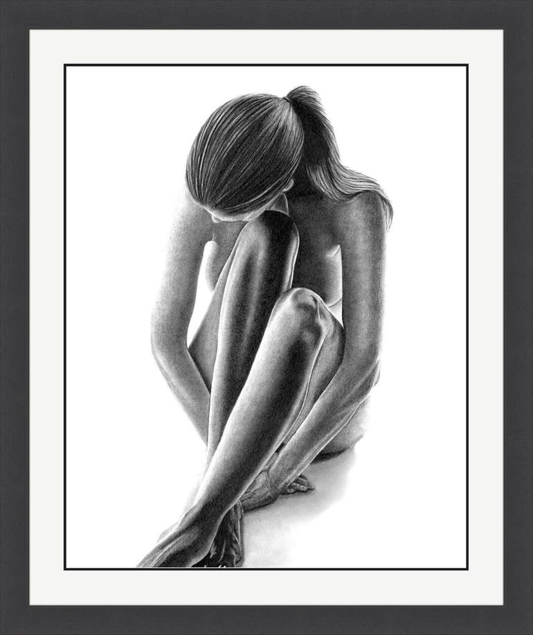 Original Nude Drawing by Paul Stowe