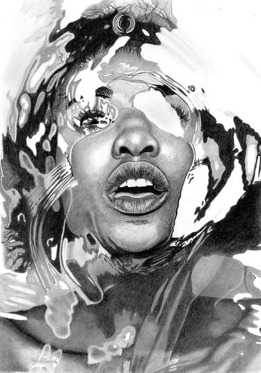 Print of Photorealism Portrait Drawings by Paul Stowe