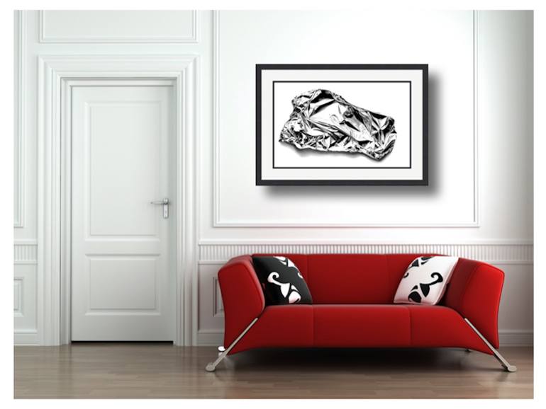 Original Black & White Still Life Drawing by Paul Stowe