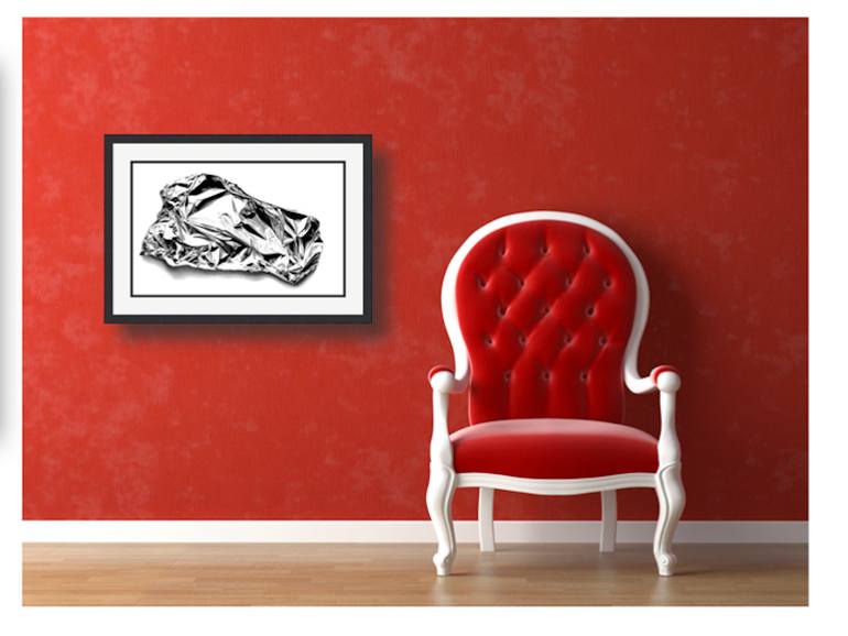 Original Black & White Still Life Drawing by Paul Stowe
