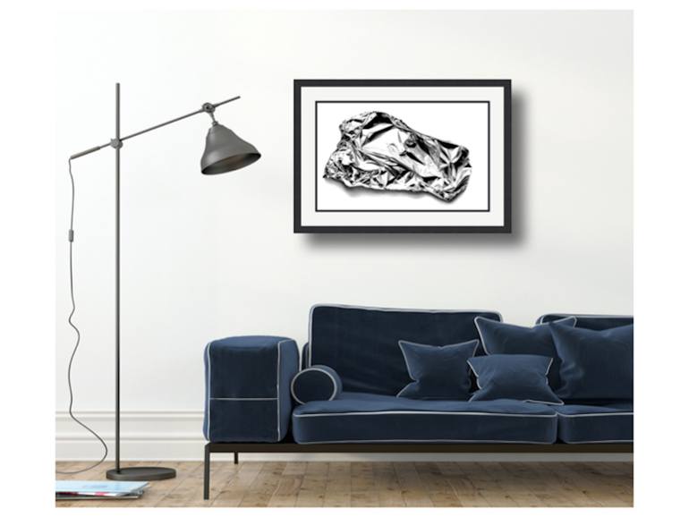 Original Black & White Still Life Drawing by Paul Stowe