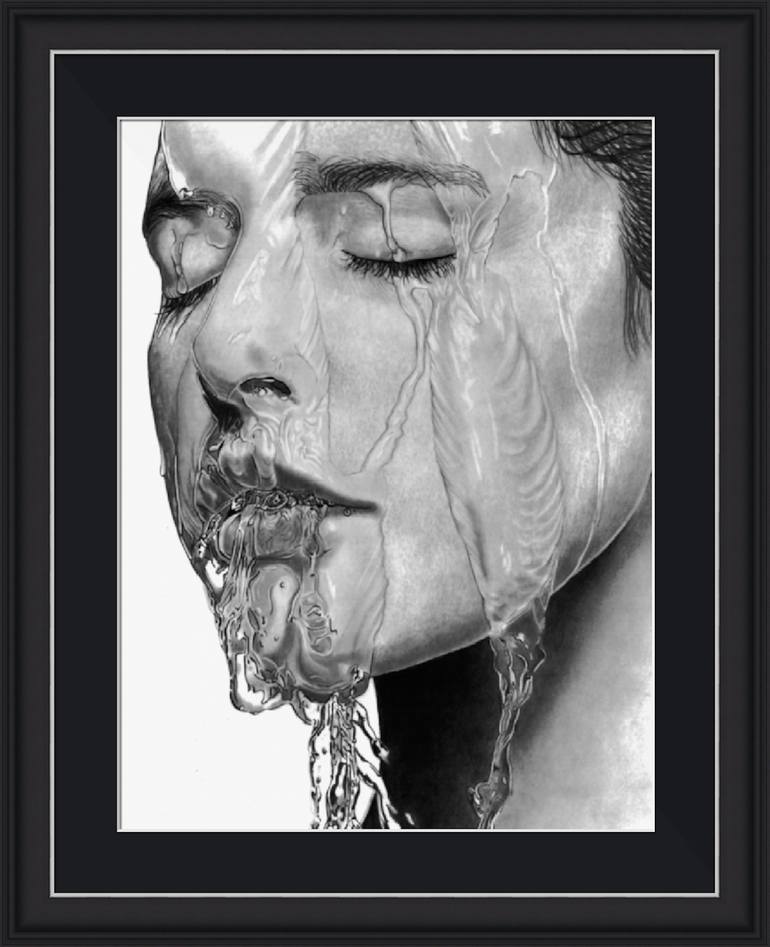 Original Figurative People Drawing by Paul Stowe