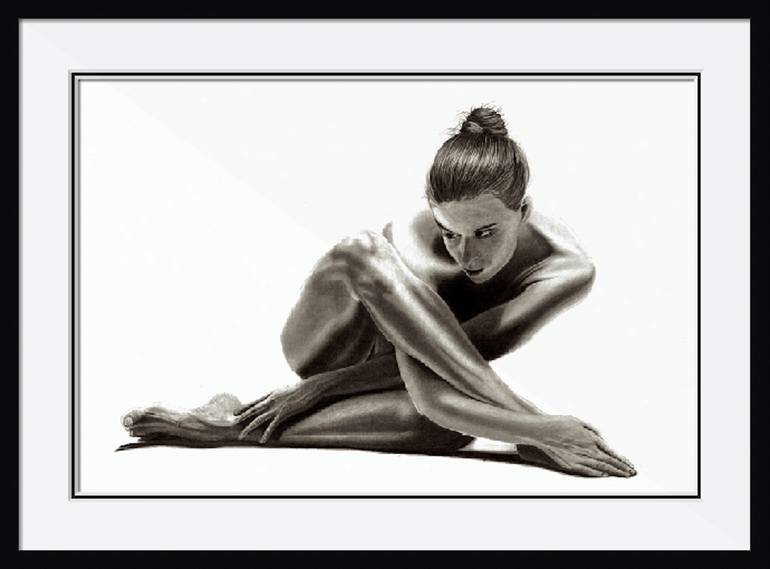 Original Figurative People Drawing by Paul Stowe