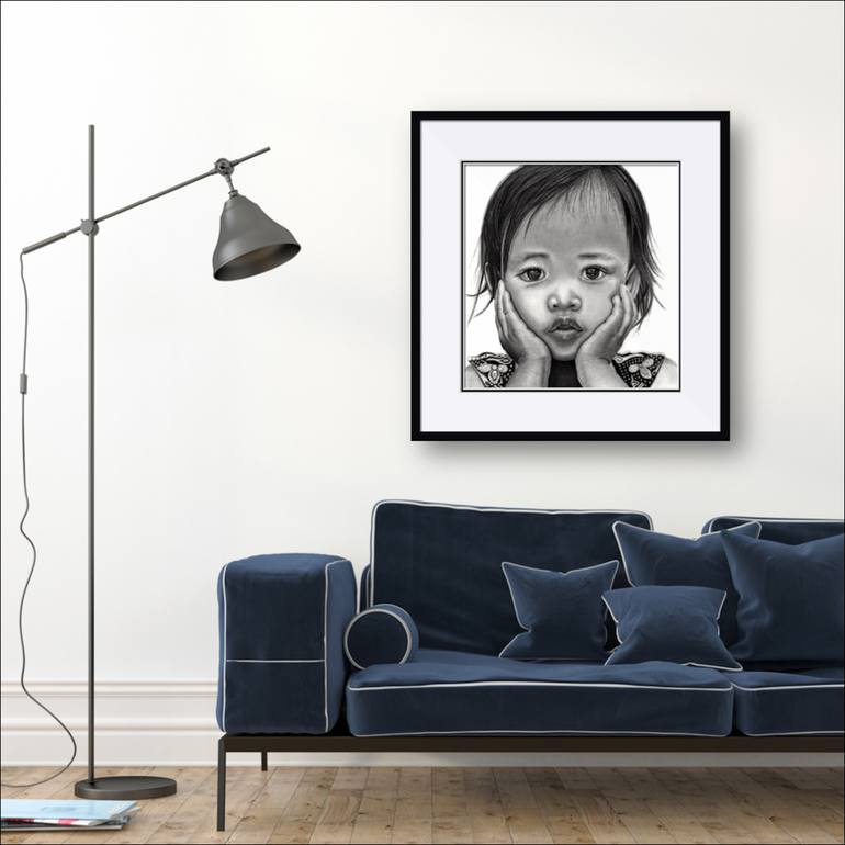 Original Figurative People Drawing by Paul Stowe