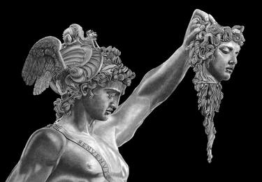 Original Figurative Classical mythology Drawings by Paul Stowe