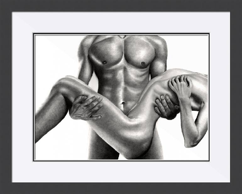 Original Nude Drawing by Paul Stowe