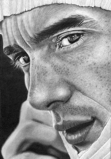 Original Figurative Portrait Drawings by Paul Stowe