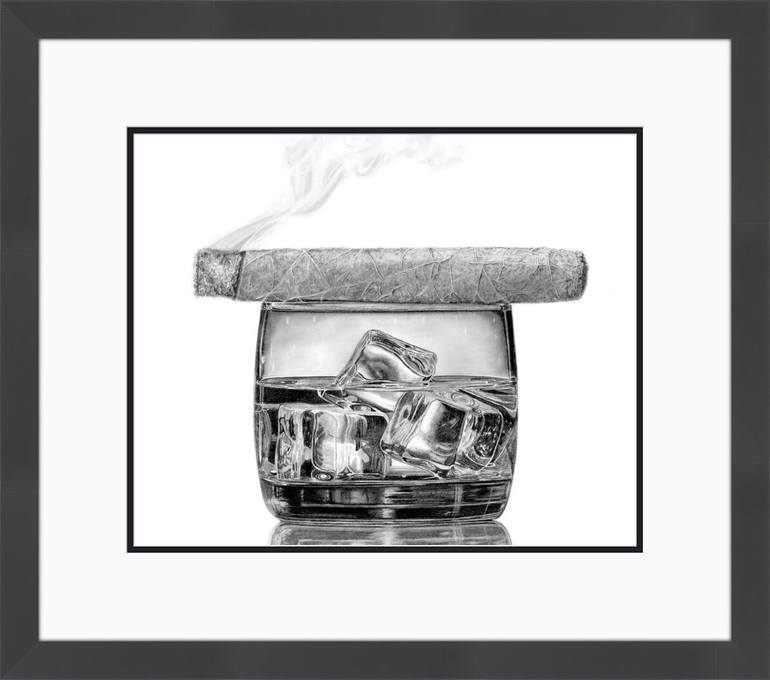 Original Photorealism Food & Drink Drawing by Paul Stowe