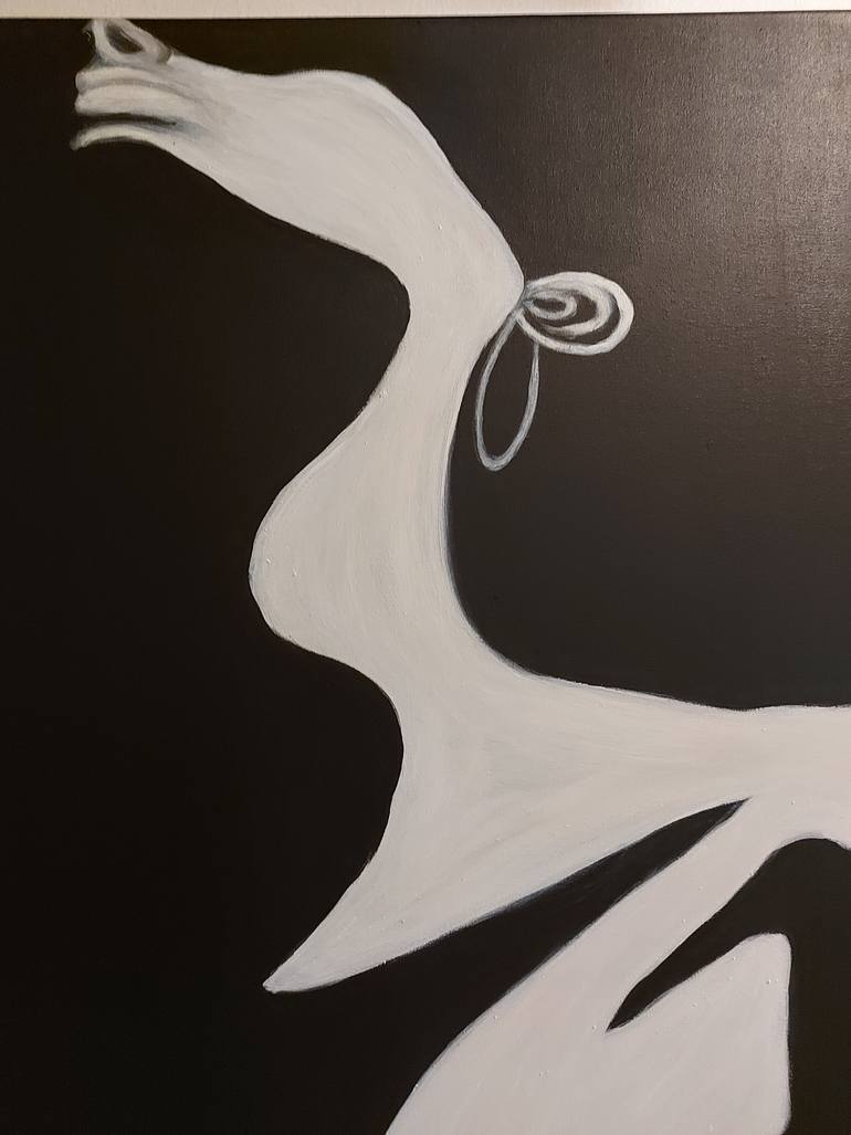 Original Abstract Nude Painting by Alina Mardare - Rossi
