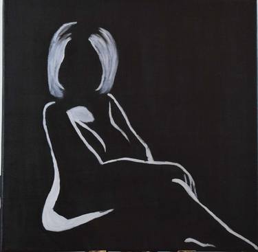 Original Abstract Expressionism Nude Paintings by Alina Mardare - Rossi