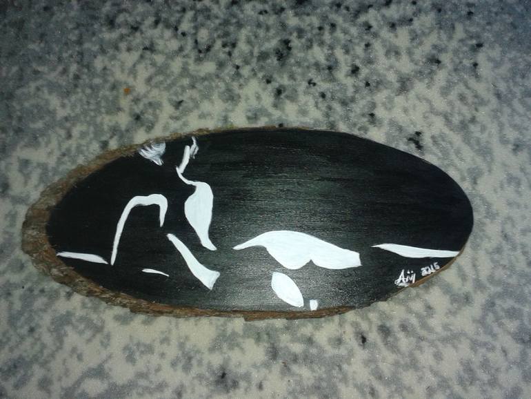 Original Abstract Nude Painting by Alina Mardare - Rossi