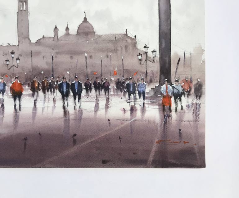 Original Impressionism Travel Painting by Swarup Dandapat