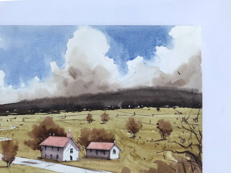 Original Contemporary Landscape Painting by Swarup Dandapat