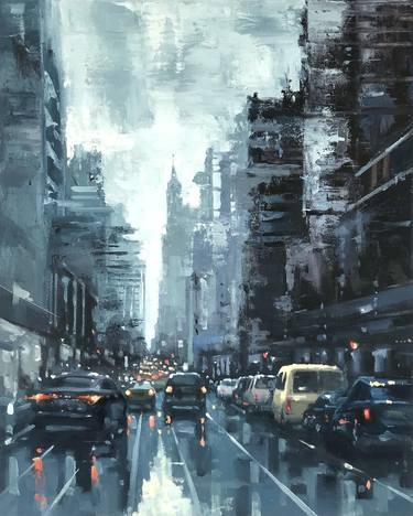 Print of Impressionism Cities Paintings by Swarup Dandapat