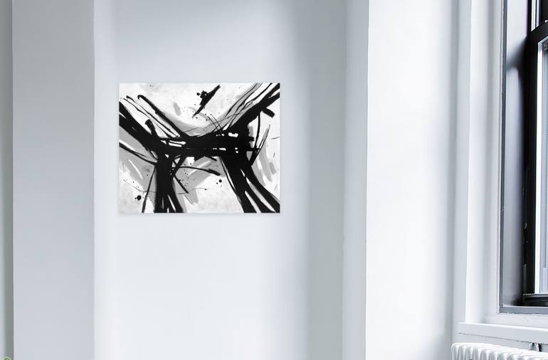 Original Minimalism Abstract Painting by Swarup Dandapat