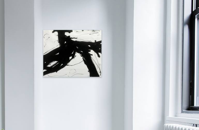 Original Minimalism Abstract Painting by Swarup Dandapat
