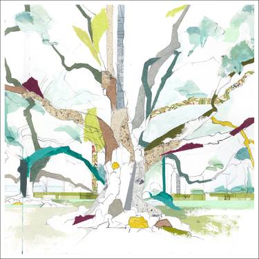 Original Abstract Tree Paintings by Jill Lear