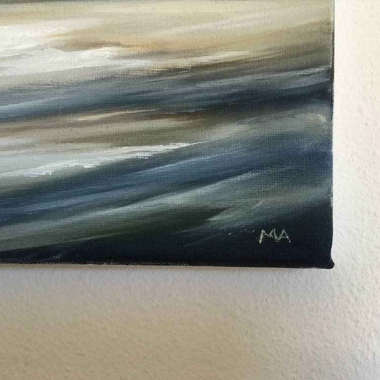 Original Contemporary Seascape Painting by MULLO Art