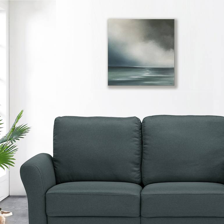 Original Abstract Seascape Painting by Mullo Art