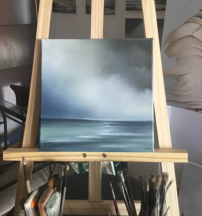 Original Abstract Seascape Painting by Mullo Art