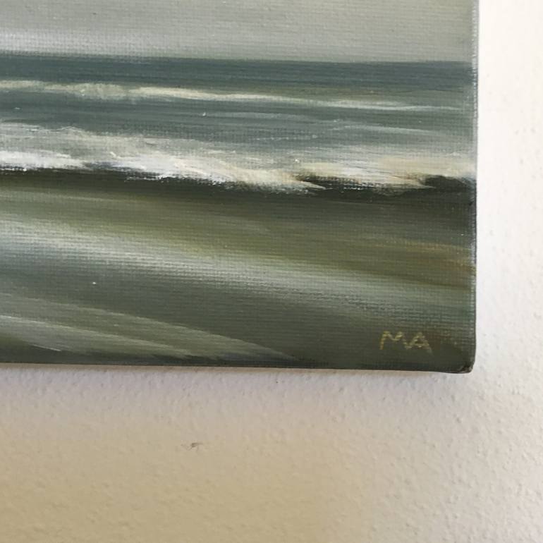 Original Abstract Seascape Painting by Mullo Art