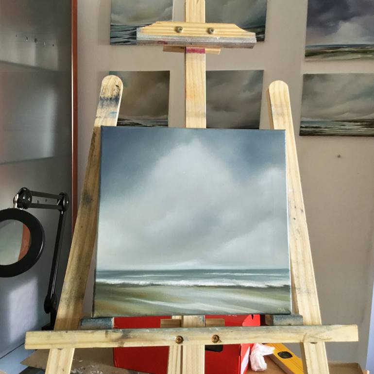 Original Abstract Seascape Painting by Mullo Art