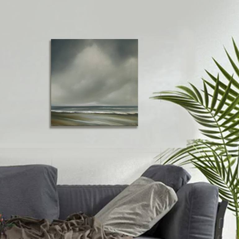 Original Abstract Seascape Painting by Mullo Art