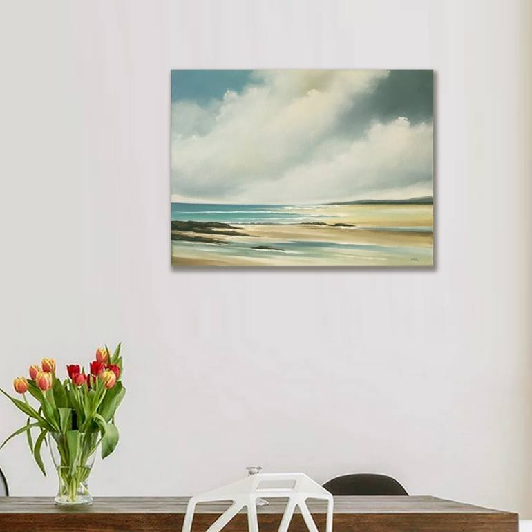 Original Contemporary Seascape Painting by Mullo Art