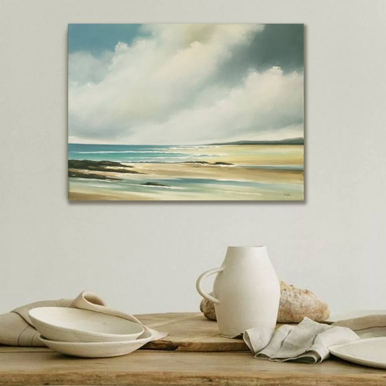 Original Contemporary Seascape Painting by Mullo Art