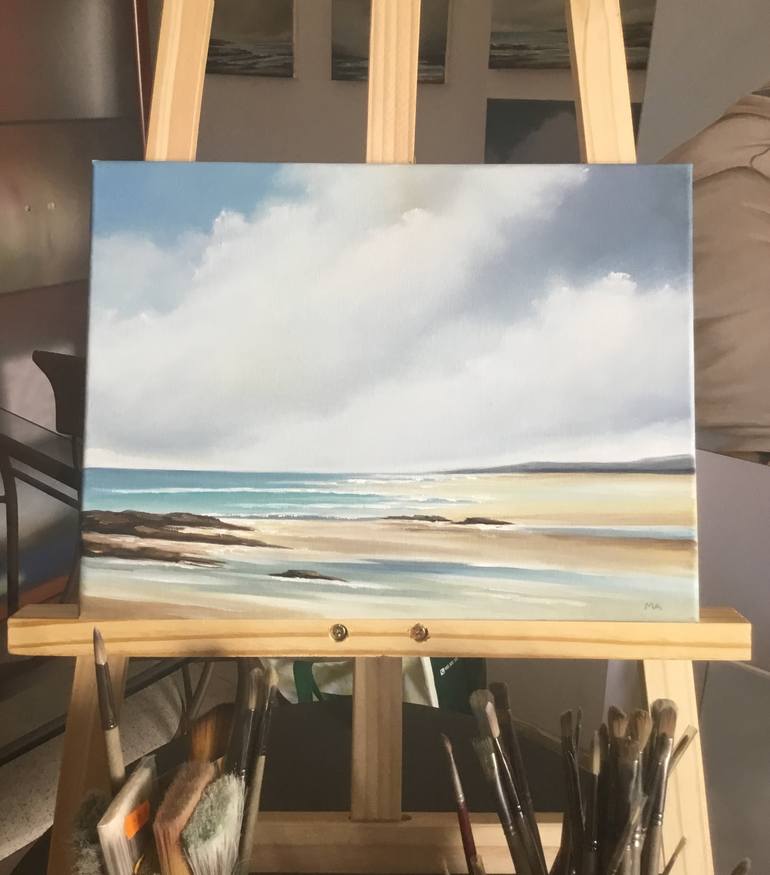 Original Contemporary Seascape Painting by Mullo Art