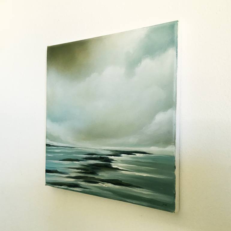 Original Abstract Seascape Painting by Mullo Art