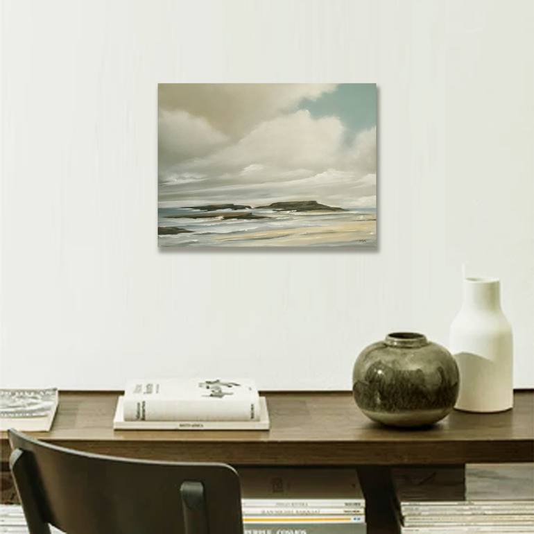 Original Contemporary Seascape Painting by MULLO Art