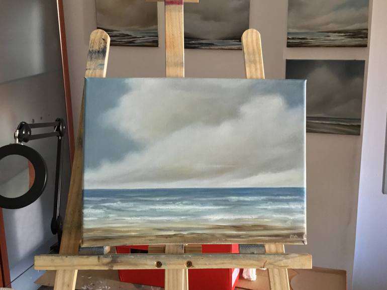 Original Contemporary Seascape Painting by Mullo Art
